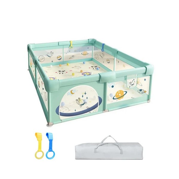 Продукт TEANTOYS - Детска ограда за игра 2 × 2 метра с 50 цветни топки - 0 - BG Hlapeta