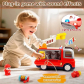 Продукт TEANTOYS - Детска пожарна кола с въртяща се стълба, светлини и звуци - 4 - BG Hlapeta