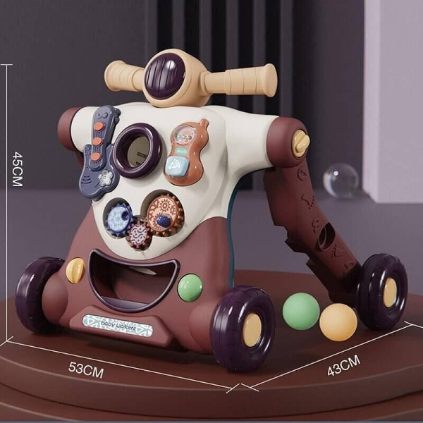 Продукт TEANTOYS - Детска проходилка 3 в 1 с активности и музика - 0 - BG Hlapeta