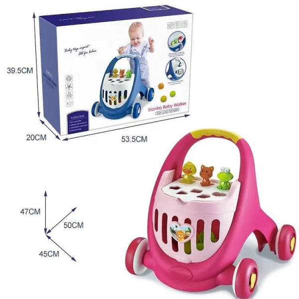 Продукт TEANTOYS Elantra Baby Walker - Детска проходилка с играчки - 0 - BG Hlapeta