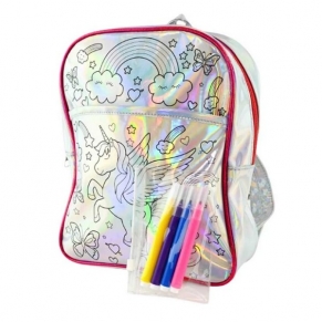 Robe Toy Unicorn - Детска раница с маркери за създаване на уникален дизайн