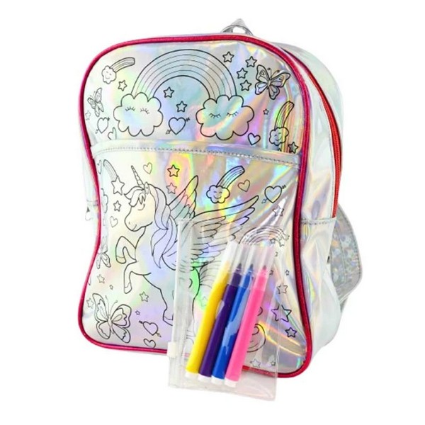 Robe Toy Unicorn - Детска раница с маркери за създаване на уникален дизайн