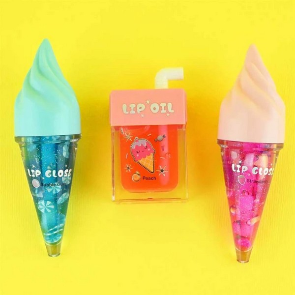 Продукт Robe Toy - Детски гланц и олио за устни с форма на сладолед, 3 бр. - 0 - BG Hlapeta