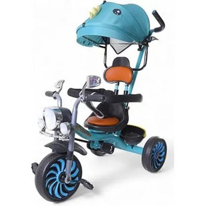 TEANTOYS - Детска триколка с родителски контрол и сенник