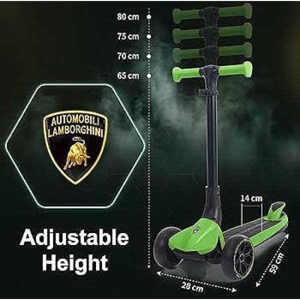 Продукт TEANTOYS - Детска тротинетка Lamborghini със светеща платформа и колела - 0 - BG Hlapeta