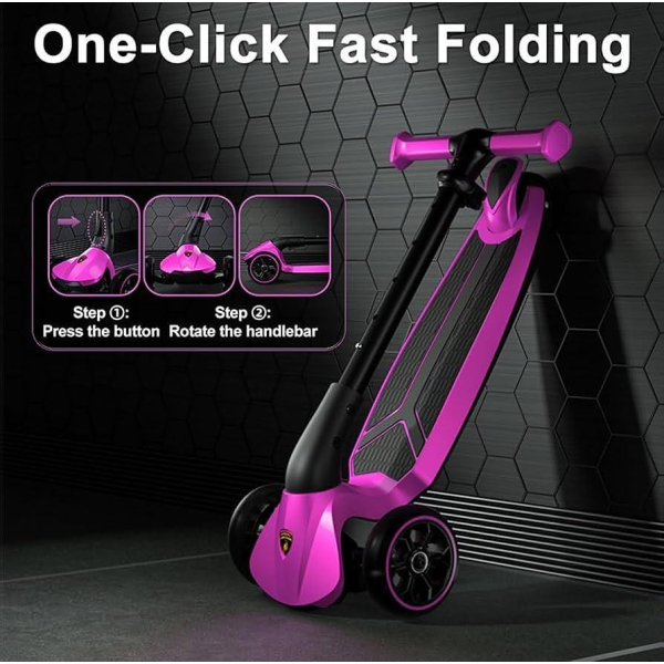 Продукт TEANTOYS - Детска тротинетка Lamborghini със светеща платформа и колела - 0 - BG Hlapeta