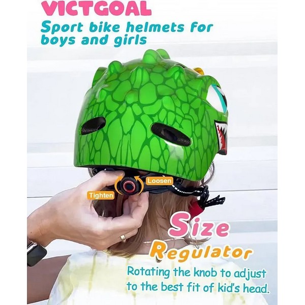 Продукт TEANTOYS Динозавър - Детска защитна каска с 3D дизайн - 0 - BG Hlapeta