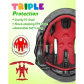 Продукт TEANTOYS Динозавър - Детска защитна каска с 3D дизайн - 8 - BG Hlapeta
