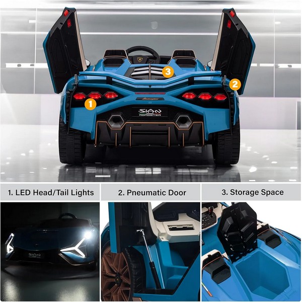 Продукт Акумулаторна кола Lamborghini SIAN - Спортен автомобил с дистанционно управление - 0 - BG Hlapeta