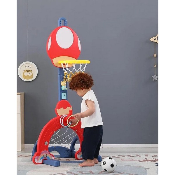 Продукт TEANTOYS - Детски баскетболен комплект 3 в 1 - 0 - BG Hlapeta