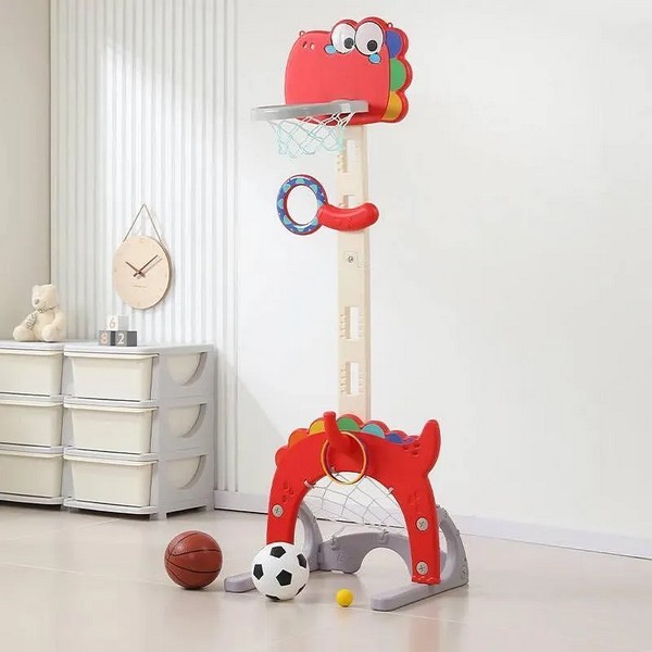 Продукт TEANTOYS - Детски баскетболен комплект 3 в 1 - 0 - BG Hlapeta
