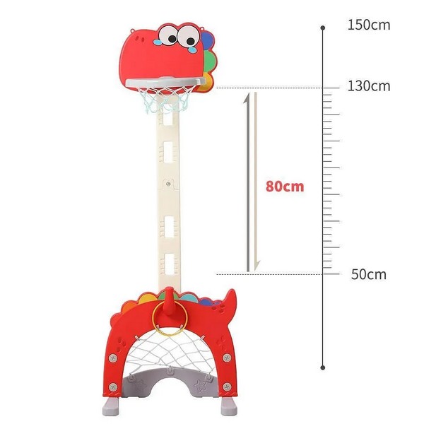 Продукт TEANTOYS - Детски баскетболен комплект 3 в 1 - 0 - BG Hlapeta