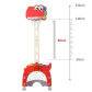Продукт TEANTOYS - Детски баскетболен комплект 3 в 1 - 11 - BG Hlapeta