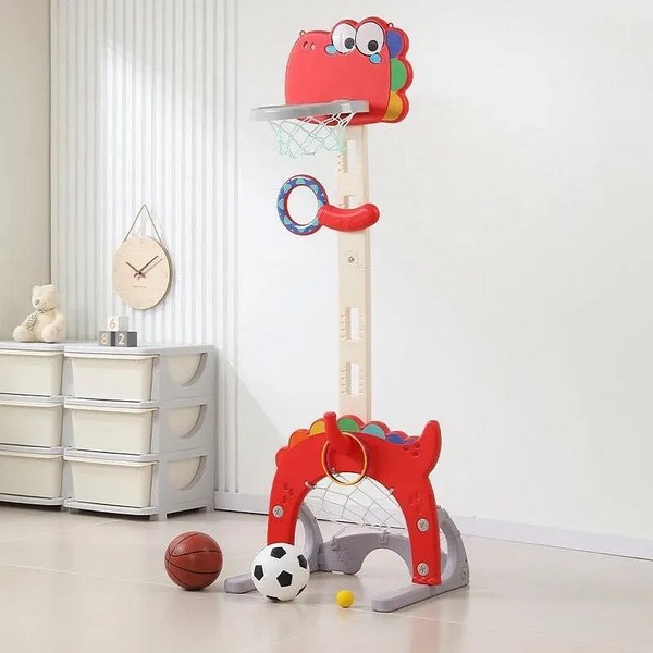 Продукт TEANTOYS - Детски баскетболен комплект 3 в 1 - 0 - BG Hlapeta