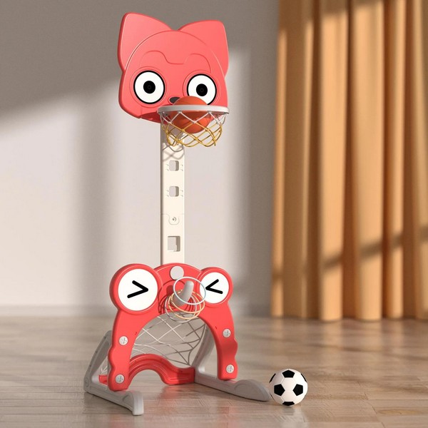 Продукт TEANTOYS - Детски баскетболен комплект 3 в 1 - 0 - BG Hlapeta