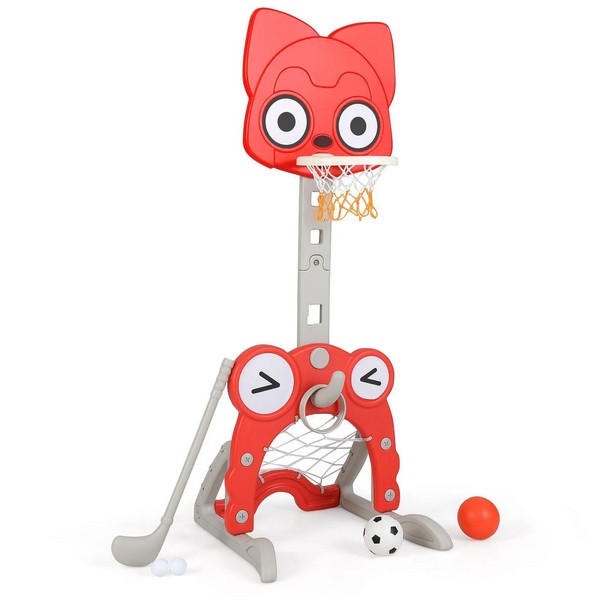 Продукт TEANTOYS - Детски баскетболен комплект 3 в 1 - 0 - BG Hlapeta