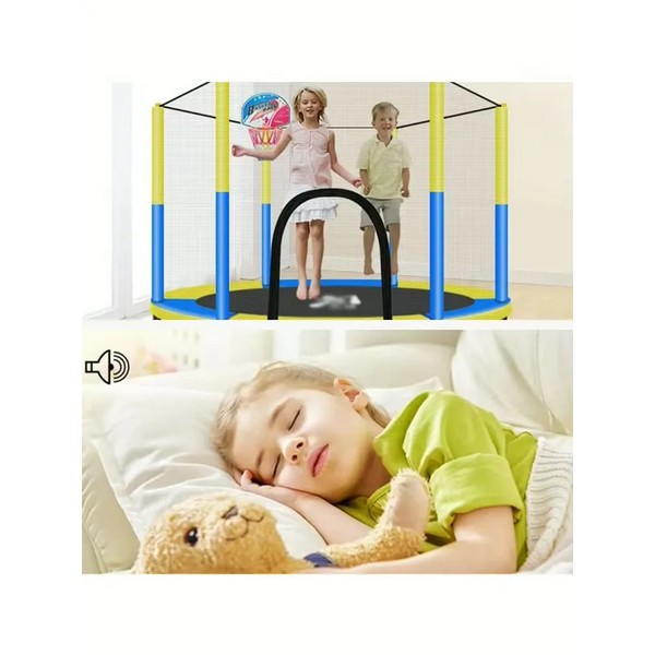 Продукт TEANTOYS - Детски батут с предпазна мрежа 140см - 0 - BG Hlapeta