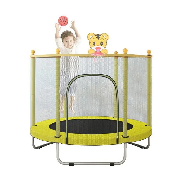 Продукт TEANTOYS - Детски батут с предпазна мрежа 140см - 0 - BG Hlapeta