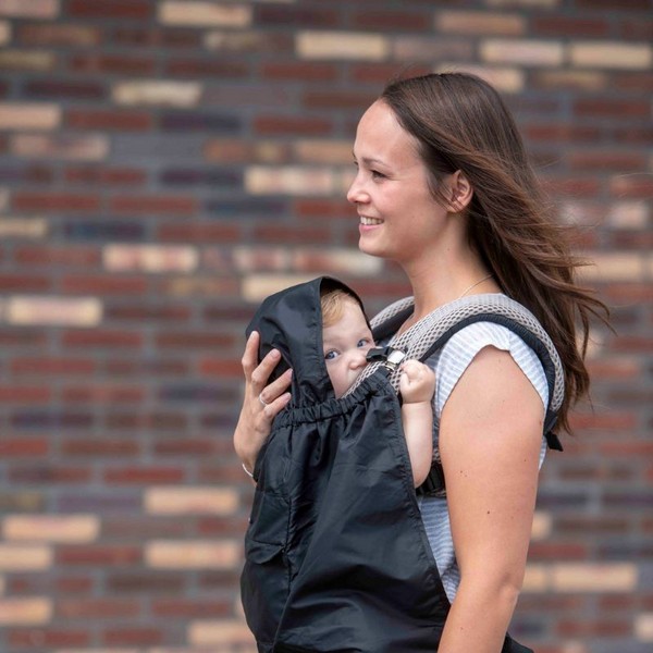 Продукт Dooky - Бебешки дъждобран за кенгуру, черен - 0 - BG Hlapeta