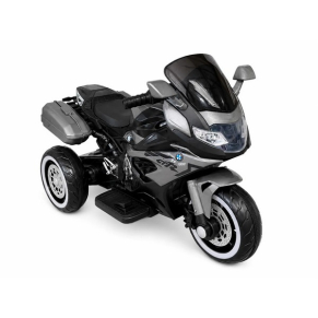 Детски акумулаторен мотор BMW S1000 - 3 колела, светлини и музика Детски акумулаторен мотор BMW S1000 - 3 колела, светлини и музика