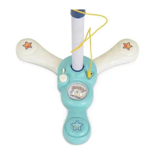 Продукт TEANTOYS Little Singer - Детски микрофон на стойка с регулируема височина, светлини и музикални функции - 0 - BG Hlapeta