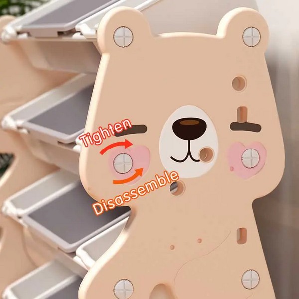 Продукт Feelkids - Детски органайзер за играчки на 4 нива и 12 подвижни кутии - 0 - BG Hlapeta