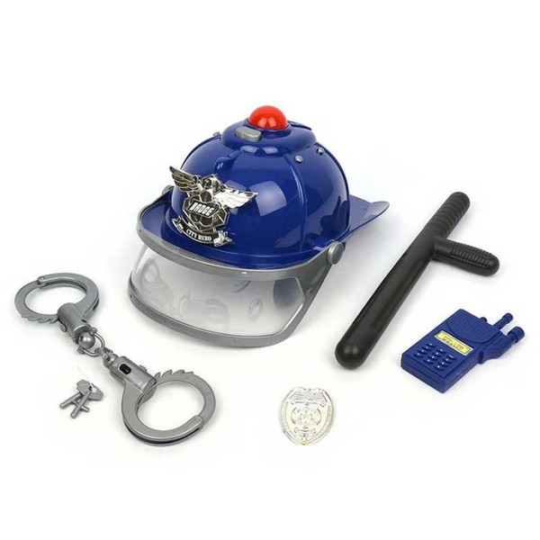 Robe Toy - Детски полицейски комплект за момче, 6 части