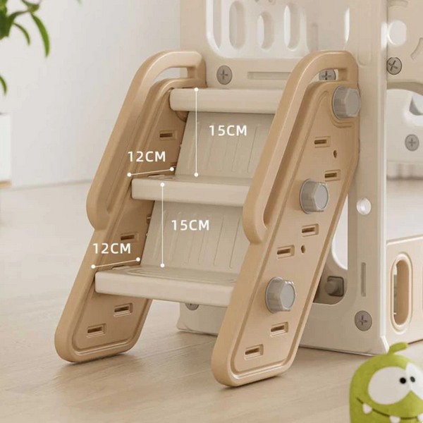 Продукт Детски приключенски център за игра 11 в 1 с пързалка, катерушка, люлка и баскет кош - 0 - BG Hlapeta