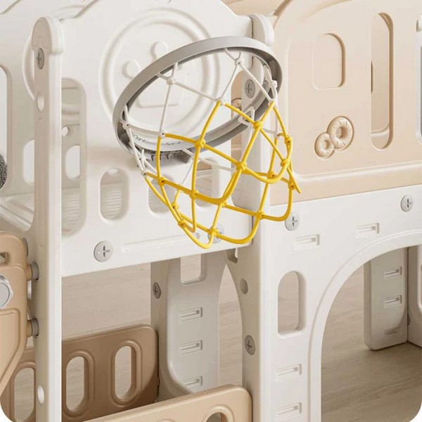 Продукт Детски приключенски център за игра 11 в 1 с пързалка, катерушка, люлка и баскет кош - 0 - BG Hlapeta