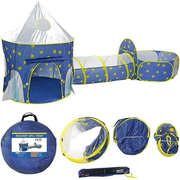 Продукт TEANTOYS - Детски замък с тунел и басейн 3в1 - 0 - BG Hlapeta