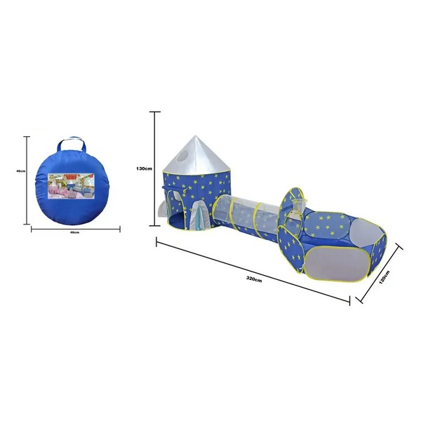 Продукт TEANTOYS - Детски замък с тунел и басейн 3в1 - 0 - BG Hlapeta