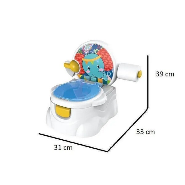 Продукт TEANTOYS - Детско гърне с капак, музика и поставка за тоалетна хартия - 0 - BG Hlapeta
