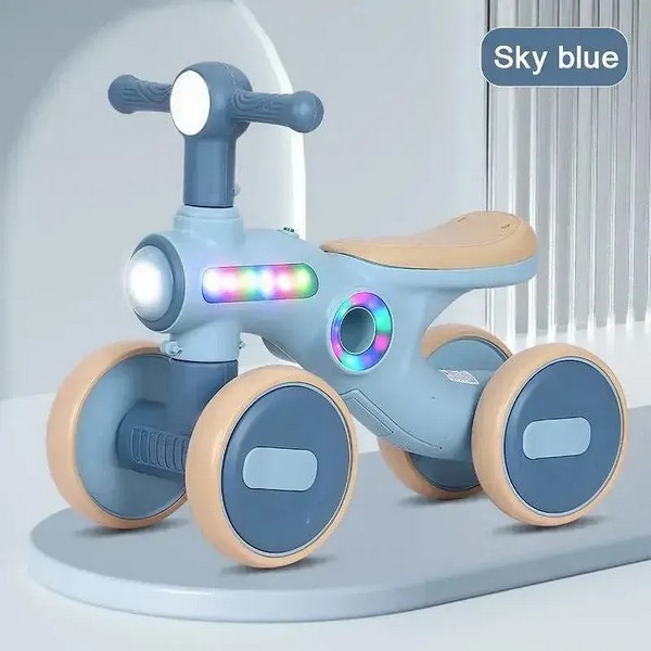 Продукт TEANTOYS - Детско колело за бутане с LED светлини и музика - 0 - BG Hlapeta