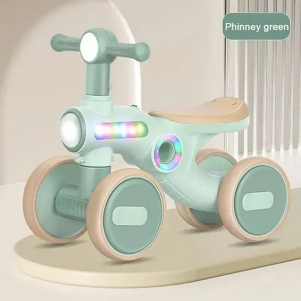 Продукт TEANTOYS - Детско колело за бутане с LED светлини и музика - 0 - BG Hlapeta