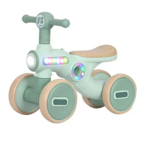 TEANTOYS - Детско колело за бутане с LED светлини и музика