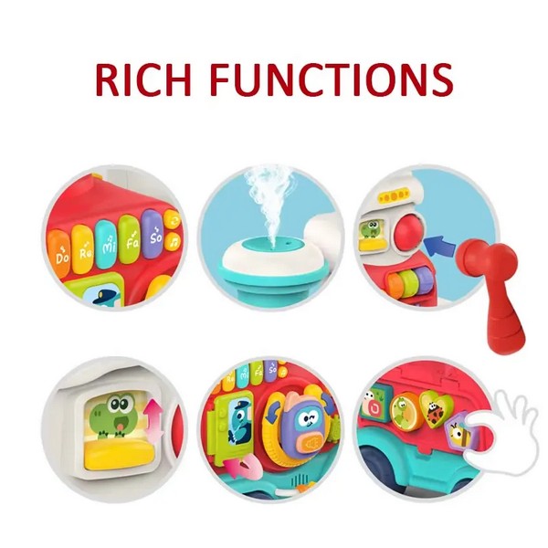 Продукт TEANTOYS - Детско проходилка-влакче 2 в 1 с музика и образователни активности - 0 - BG Hlapeta