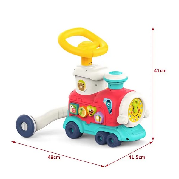 Продукт TEANTOYS - Детско проходилка-влакче 2 в 1 с музика и образователни активности - 0 - BG Hlapeta
