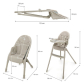 Продукт Kinderkraft DINNLY - Столче за хранене - 1 - BG Hlapeta
