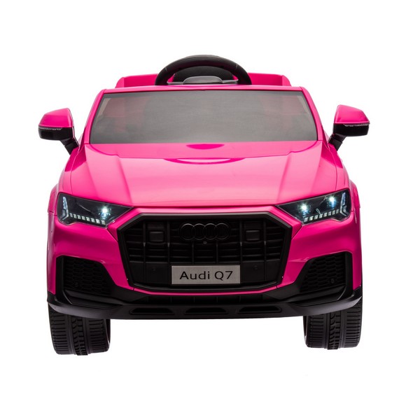 Продукт Акумулаторен джип Licensed Audi Q7 12V с меки гуми и кожена седалка - 0 - BG Hlapeta