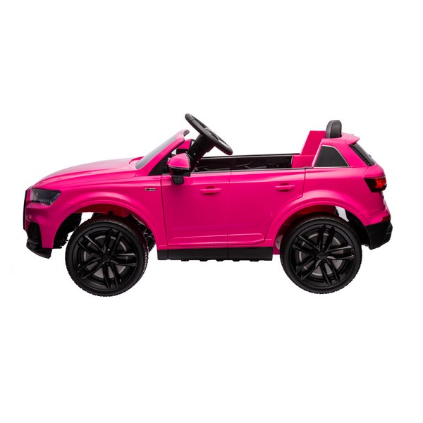 Продукт Акумулаторен джип Licensed Audi Q7 12V с меки гуми и кожена седалка - 0 - BG Hlapeta