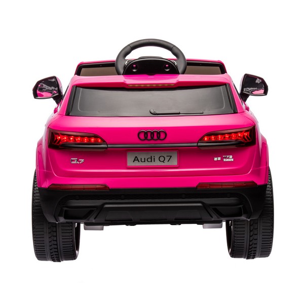 Продукт Акумулаторен джип Licensed Audi Q7 12V с меки гуми и кожена седалка - 0 - BG Hlapeta
