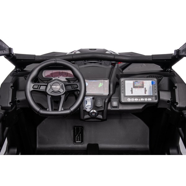 Продукт Акумулаторно бъги Licensed Can Am Maverick 24V с меки гуми, кожена седалка и преносимо зареждане - 0 - BG Hlapeta