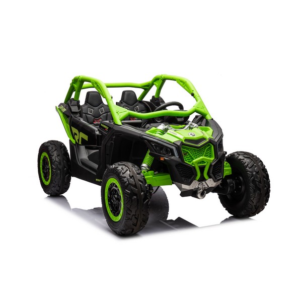 Продукт Акумулаторно бъги Licensed Can Am Maverick 24V с меки гуми, кожена седалка и преносимо зареждане - 0 - BG Hlapeta