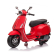Акумулаторен мотор Licensed Vespa Sprint Racing Sixties 12V с меки гуми и кожена седалка 5