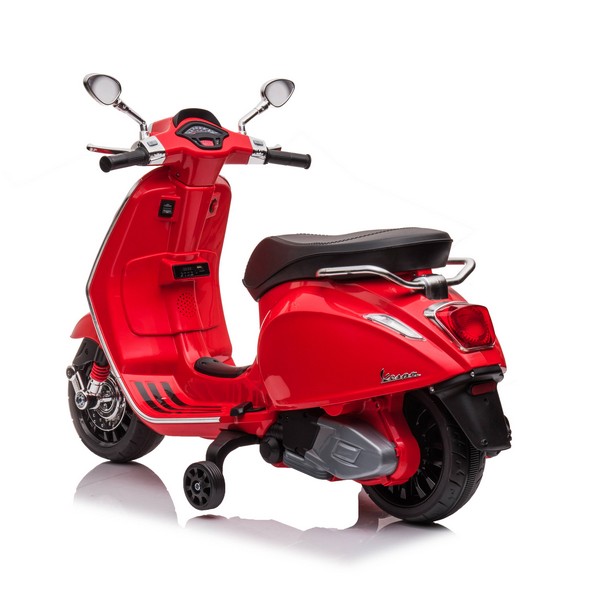 Продукт Акумулаторен мотор Licensed Vespa Sprint Racing Sixties 12V с меки гуми и кожена седалка - 0 - BG Hlapeta