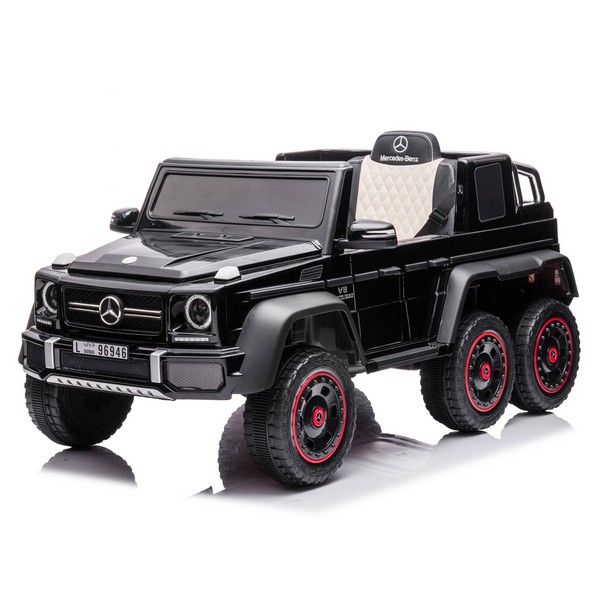 Продукт Акумулаторнен джип Licensed Mercedes Benz G63 AMG 6*6, 24V с меки гуми и кожена седалка - 0 - BG Hlapeta