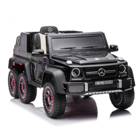 Акумулаторнен джип Licensed Mercedes Benz G63 AMG 6*6, 24V с меки гуми и кожена седалка Акумулаторнен джип Licensed Mercedes Benz G63 AMG 6*6, 24V с меки гуми и кожена седалка
