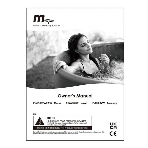Продукт MSpa Tuscany - Джакузи с твърди стени, осмоъгълно - 0 - BG Hlapeta