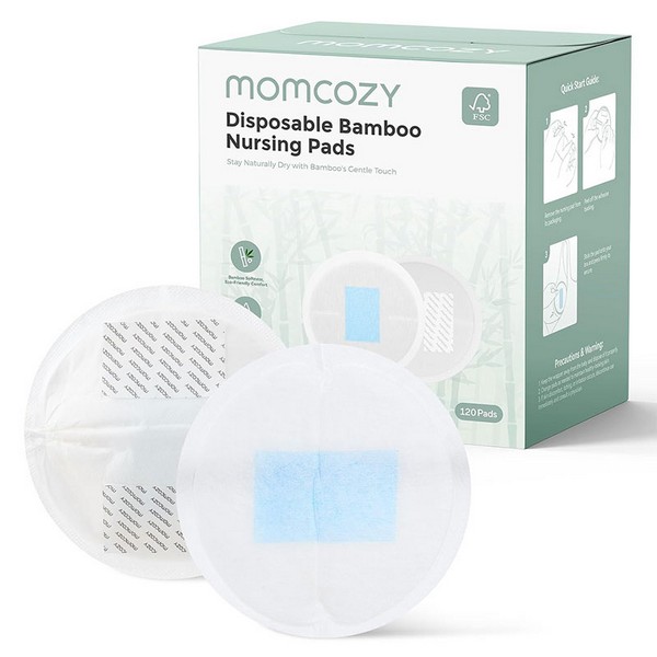 Momcozy Bamboo - Еднократни подплънки за кърмачки, 80 бр.