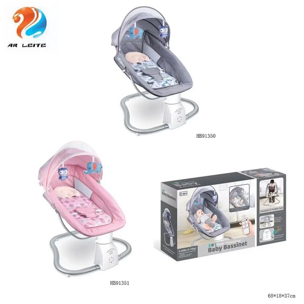 Продукт TEANTOYS - Електрическа бебешка люлка 3 в 1 с дистанционно управление - 0 - BG Hlapeta